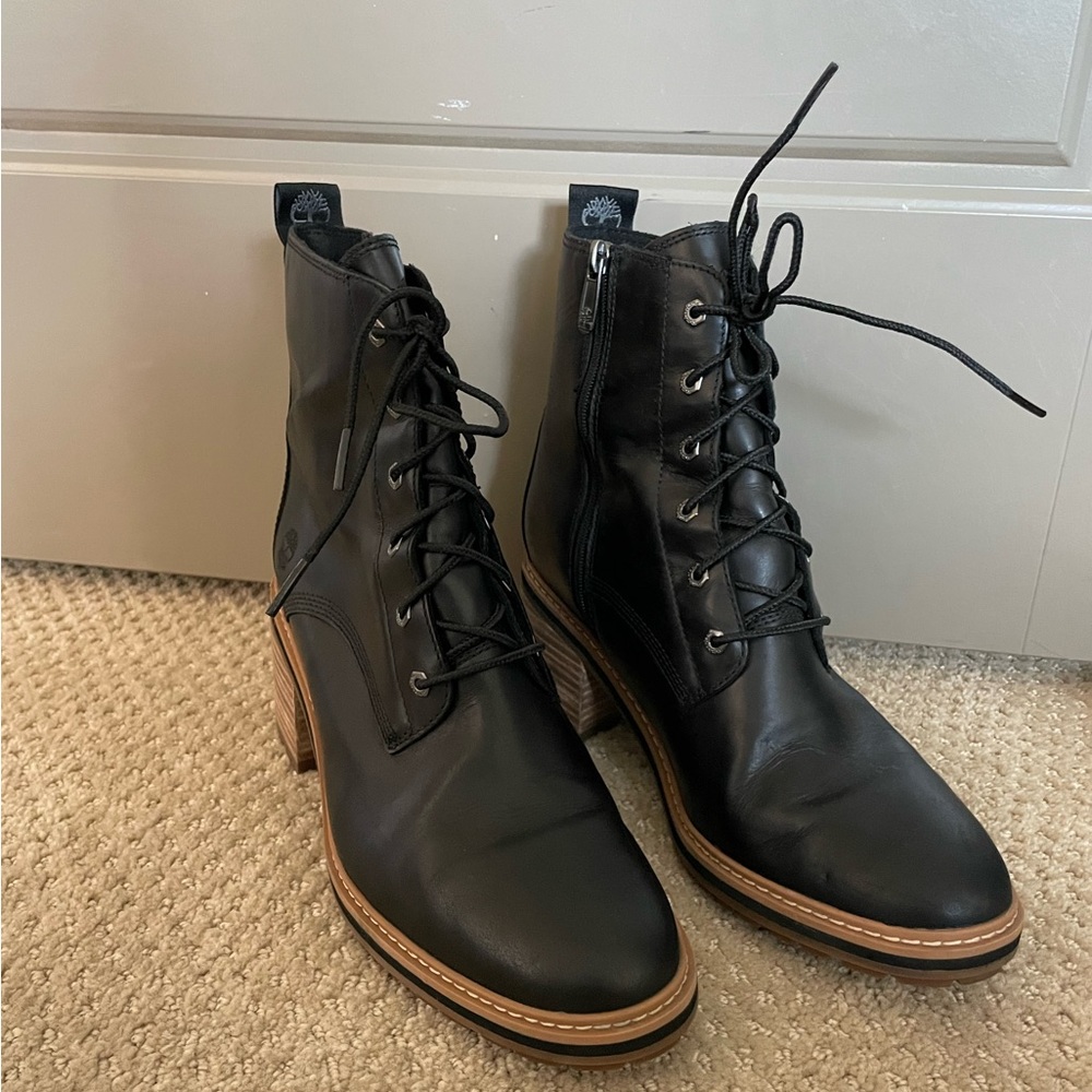 Timberland Women's Sienna High Waterproof Side Zip Boot Size 10, Black